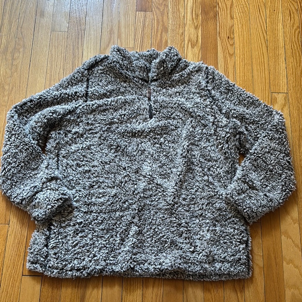 Weatherproof Long Sleeve Sherpa Sweatshirt